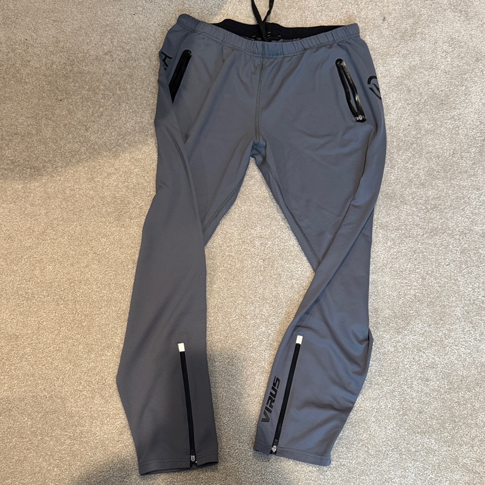 Virus Men's Charcoal Joggers with Black Accents
